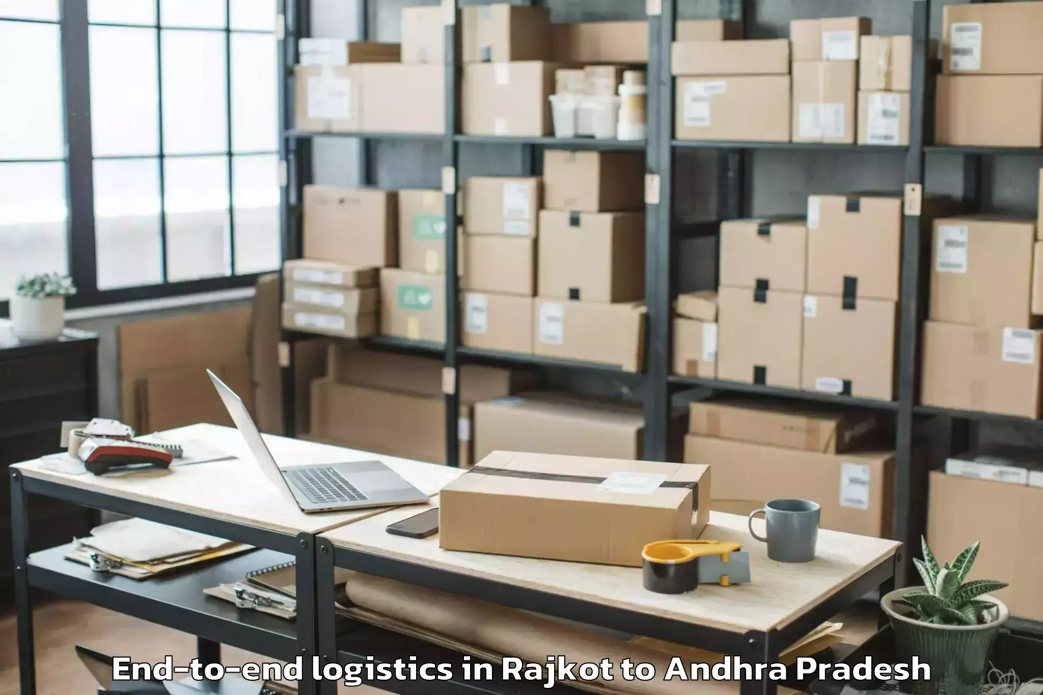 Top Rajkot to Rajamahendravaram End To End Logistics Available